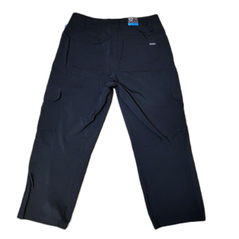 Columbia Silver Ridge Utility Capri Pants Women’s 10 Black NWT - Picture 2 of 11